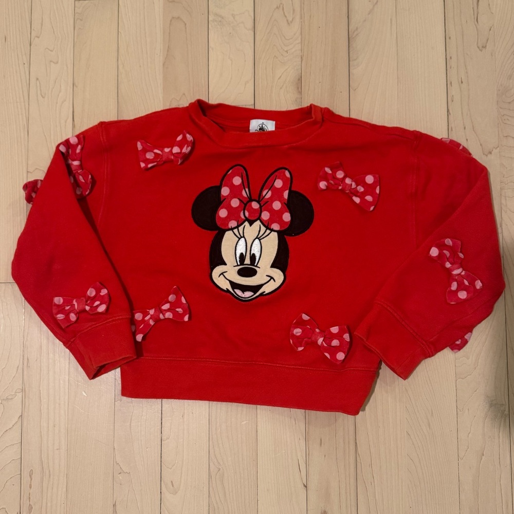 5/$30 Disney Minnie Mouse Sweatshirt with Bows